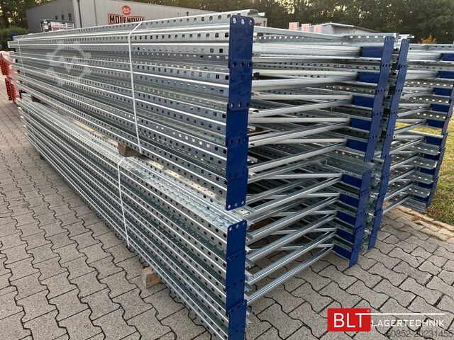 Raft de mare rezistență ca. 8,4 lfm. Palettenregal H: 500 cm Fachlast : 4500 kg , Schwerlastregal