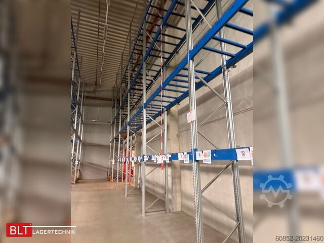 Raft industrial pentru sarcini grele 93 lfm SSI Schäfer PR600 Palettenregale H:1150cm , 4000 kg Fachlast Hochregale