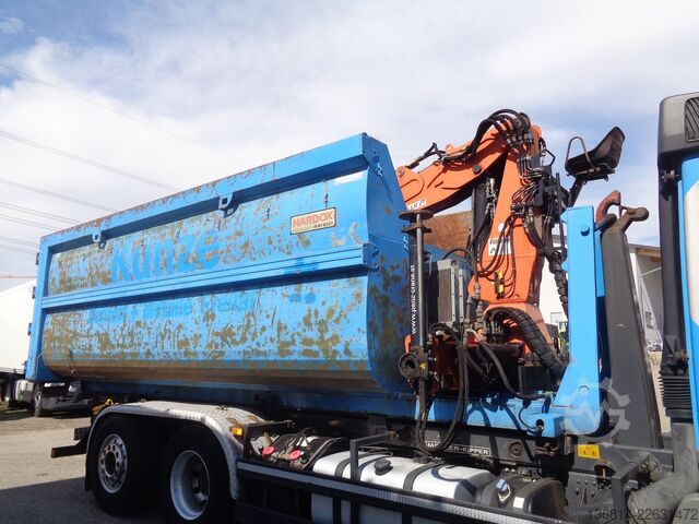 ロールオフコンテナトラック  Beringer Schrottmulde Penz 15LR 10.10 Kran