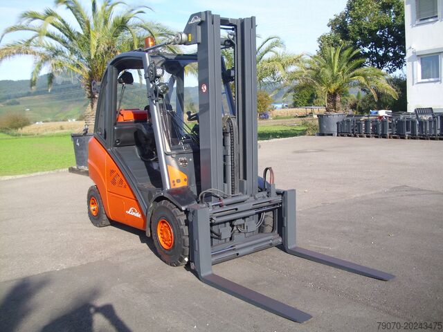 4-wheel forklift Linde H35T-02-X393 TRIPLEX - ZVG/SS 12.900 EUR