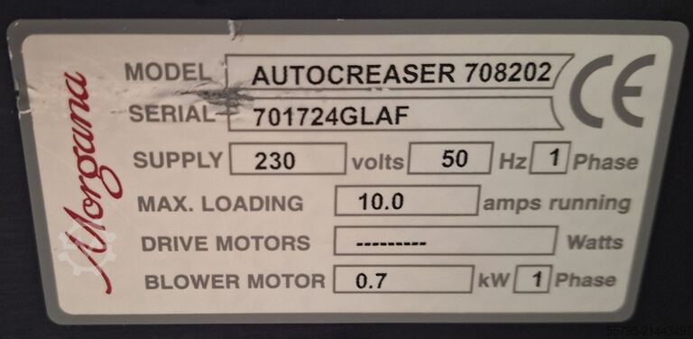 Rille- og perforeringsmaskine Morgana Autocreaser