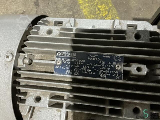 Pompa vakum Becker KVT 3.80 1999 Becker KVT 3.80