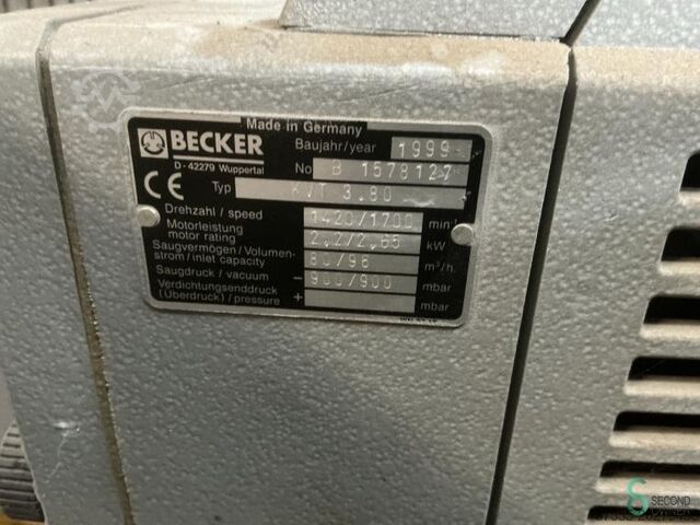 Pompa vakum Becker KVT 3.80 1999 Becker KVT 3.80