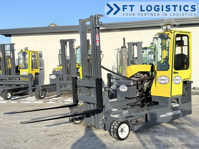 Chariot élévateur multidirectionnel Combilift C3000 GAS DUPLEX PLATFORM 1500 FREE LIFT