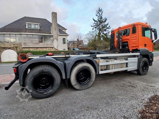 крюковой мусоровоз MAN TGS 26.460  6x4 containersysteem id 67