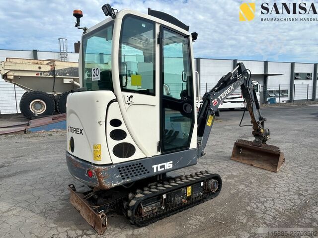 मिनी खुदाई करनेवाला Terex TC16/SW/Schwenklöffel/2228 Std.