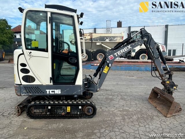 मिनी खुदाई करनेवाला Terex TC16/SW/Schwenklöffel/2228 Std.