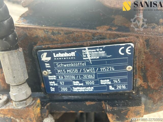 मिनी खुदाई करनेवाला Terex TC16/SW/Schwenklöffel/2228 Std.