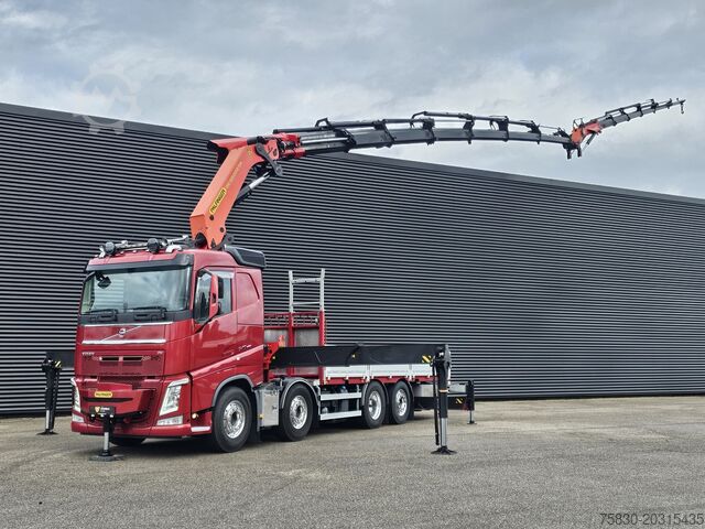 Plateau de chargement Volvo FH 540 8x2/6 / PALFINGER 65 t/m CRANE + JIB