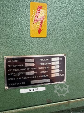 Máy ép veneer Buerkle U 140