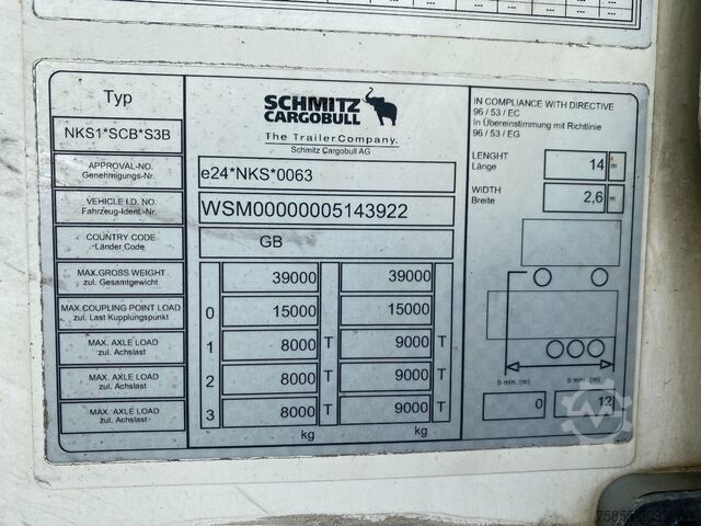 Hladnjača i zamrznuti transport Schmitz Cargobull Fridge Thermoking SLXe Spectrum / Multitemp / S...