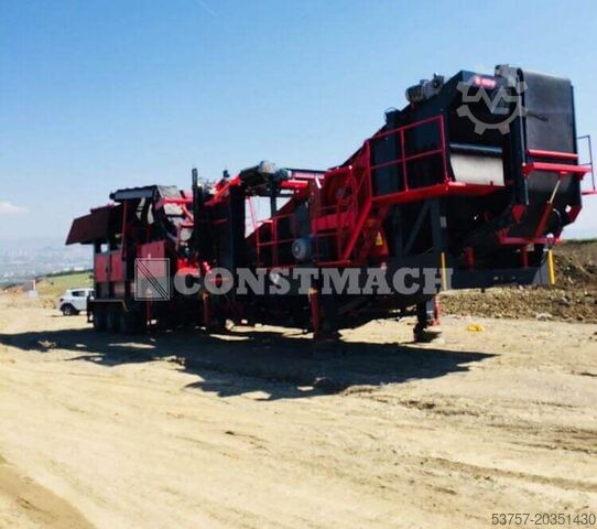 Siirrettävä murskauslaitos Constmach Mobile Crushing Plant 200 TPH Mobile Limestone Crushing Plant