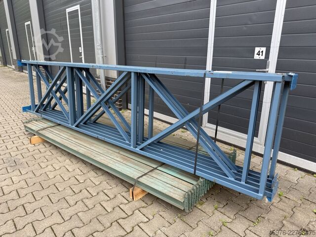 3 930 x 870 mm / Longueur de rayonnage : 12,45 ml. Hovuma Palettenregalanlage Palettenregal Regal