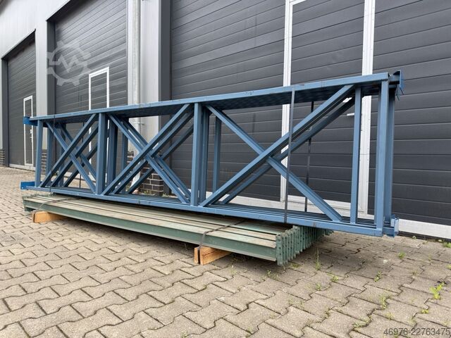 3 930 x 870 mm / Longueur de rayonnage : 12,45 ml. Hovuma Palettenregalanlage Palettenregal Regal