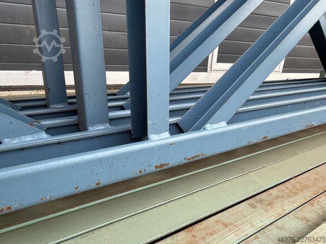 3 930 x 870 mm / Longueur de rayonnage : 12,45 ml. Hovuma Palettenregalanlage Palettenregal Regal