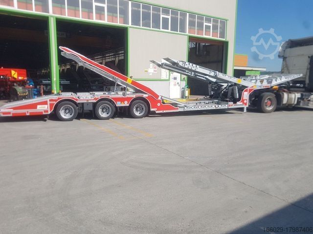 شبه مقطورة لنقل السيارات KÄSSBOHRER K.SOK Truck/Car Transporter, Novagrau