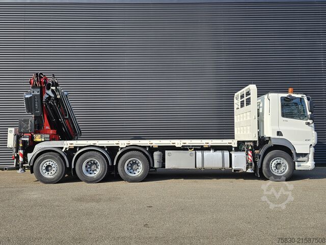 Platforma de încărcare DAF CF 530 8x4 / RETARDER / FASSI F545 CRANE / KRAN...