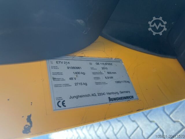 Chariot élévateur Jungheinrich ETV214