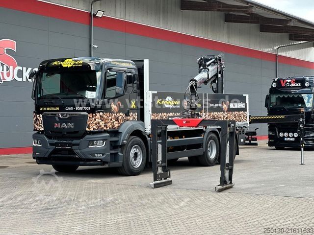 Flatbed truck MAN TGS 26.470 6x2 HIAB L-HiPro 177K-2 Retarder ADR