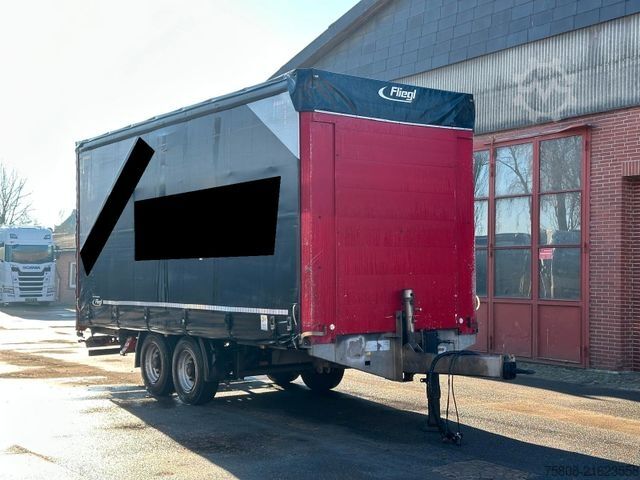 Відкритий причіп з тентом FLIEGL TPS 135 Abgelastet auf 10t. Plane