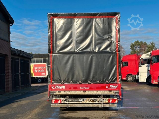 Відкритий причіп з тентом FLIEGL TPS 135 Abgelastet auf 10t. Plane