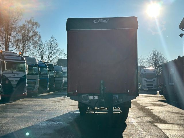 Відкритий причіп з тентом FLIEGL TPS 135 Abgelastet auf 10t. Plane