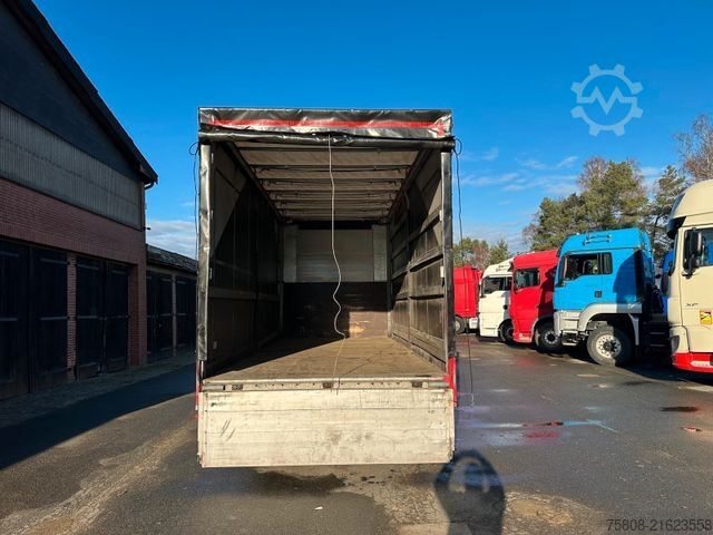 Відкритий причіп з тентом FLIEGL TPS 135 Abgelastet auf 10t. Plane