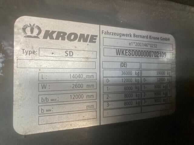 تریلر یخچالی Krone Cool Liner Duoplex Steel Standard