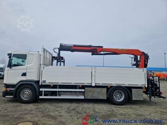 Бортовой грузовик Scania G370 Kran PK15001L nur 188.707 Km. 1. Hand
