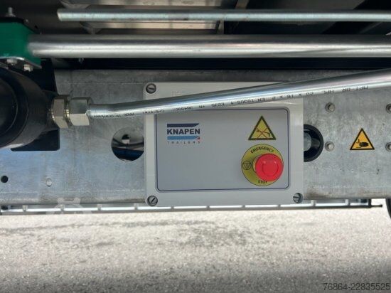 Puspriekabė su judančiomis grindimis KNAPEN K100 SCHUBBODEN, NEUFAHRZEUG, 10MM BODEN, LIFTACHSE,  FUNK