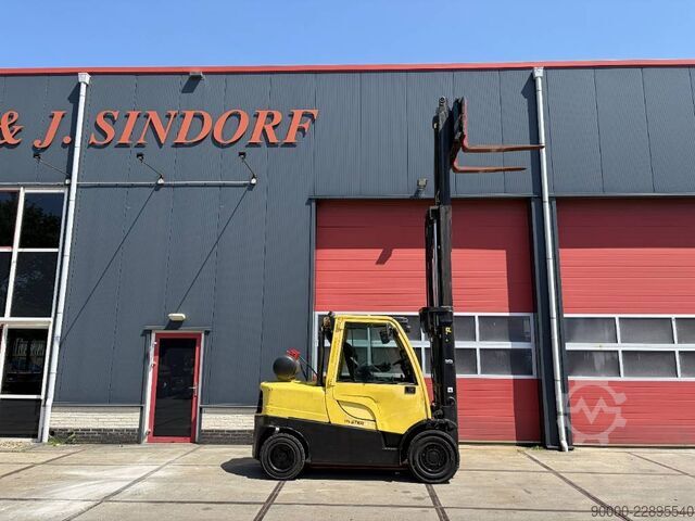 Forklift Hyster H 4.50 FT 4500kg LPG TRIPLO sideshift /spreader