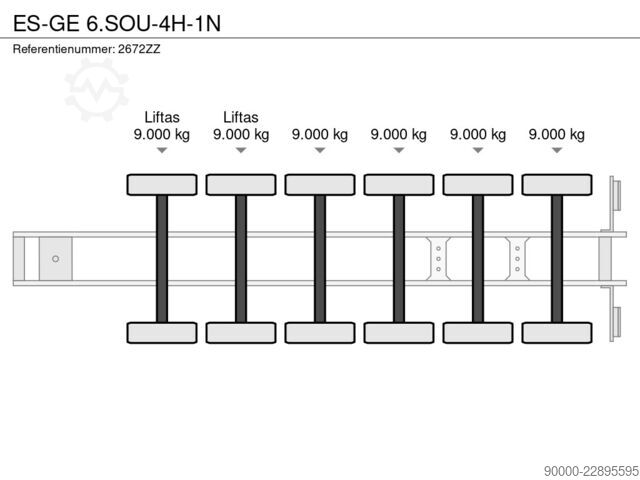 Alacsony rakodó ES-GE 6.SOU-4H-1N