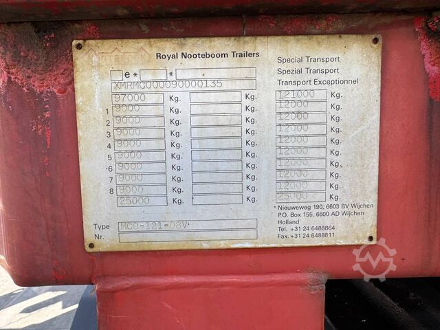 Încărcător redus Nooteboom MCO-121-08V