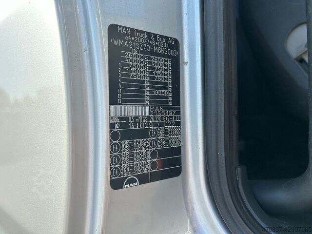 Camión de plataforma MAN TGS 26.320 / 6x2-4 / Lift Lenkachse / Euro 6