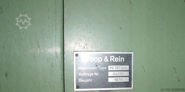 Vertical Milling Machine Droop & Rein FS130