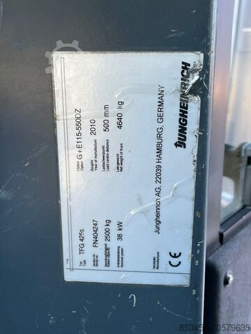 LPG-gaffeltrucker Jungheinrich TFG 425S 5.5m/ 5434m.h.