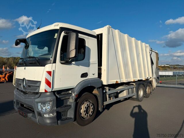 Garbage truck MERCEDES-BENZ Antos 2533 6x2 Faun Variopress 524 + Zoeller
