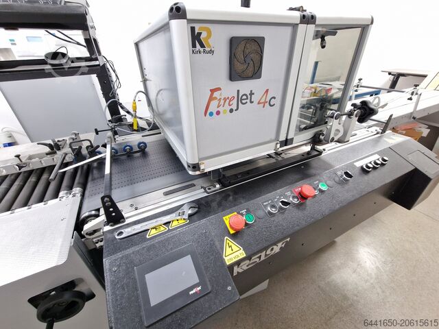 4-farebný stroj na tlač obálok Kirk-Rudy FireJet 4c Inkjet System
