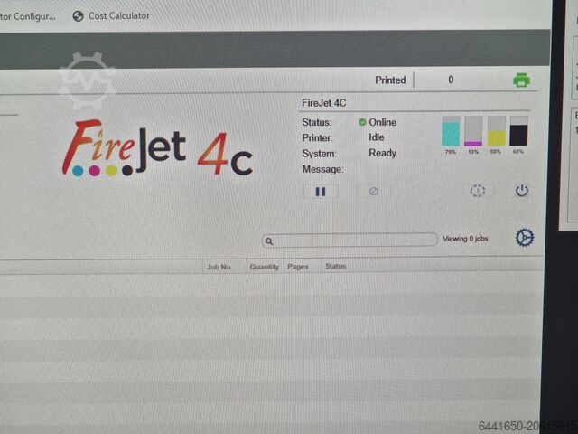 4-farebný stroj na tlač obálok Kirk-Rudy FireJet 4c Inkjet System