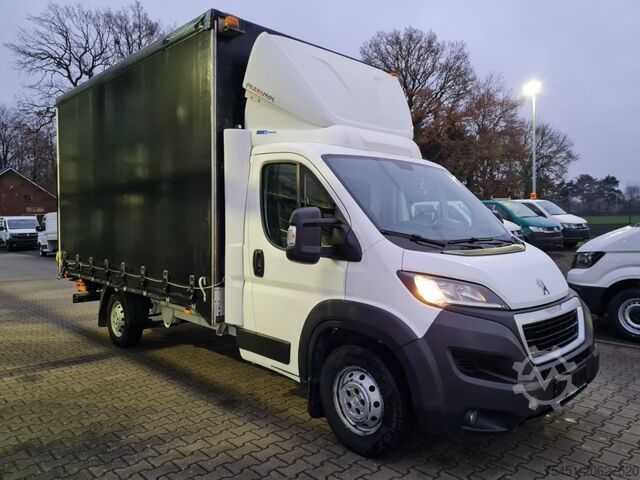 Curtain sider van Peugeot Boxer 35 Pritsche 2x Schiebe Plane LBW L4 KLIMA