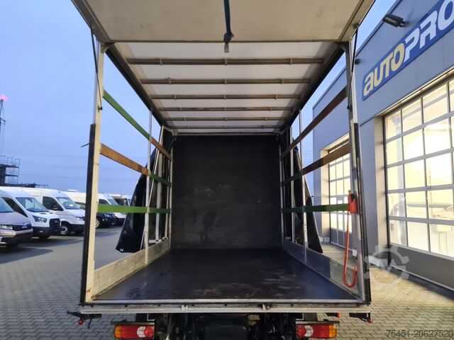 Kombinirano vozilo s ceradom Peugeot Boxer 35 Pritsche 2x Schiebe Plane LBW L4 KLIMA