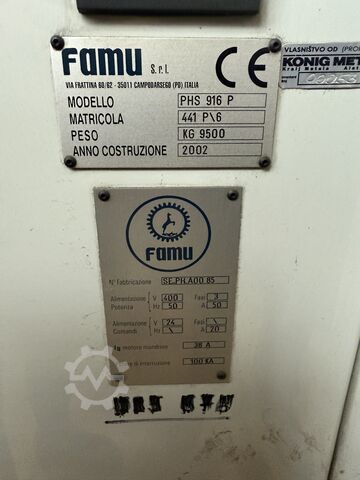 Κέντρο κάθετης κατεργασίας FAMU Parpas PHS 916 P