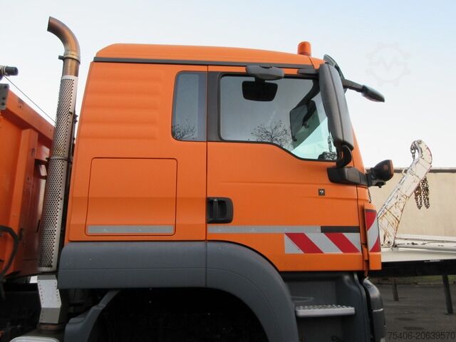 Camion-benne tricar man TGS 26.400 BB 6x6 Dreiseitenkipper , Bordmatic