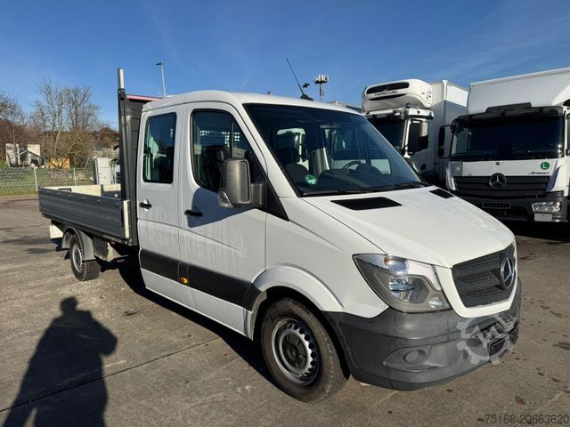 Pick-up pakettiauto MERCEDES-BENZ SPRINTER 314 CDI DOKA 6-Sitzer MAXI-Pritsche+AHK