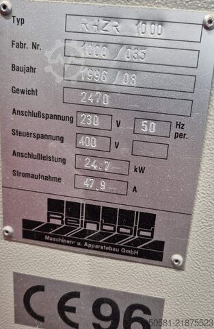 Holzschredder REINBOLD RHZR 1000