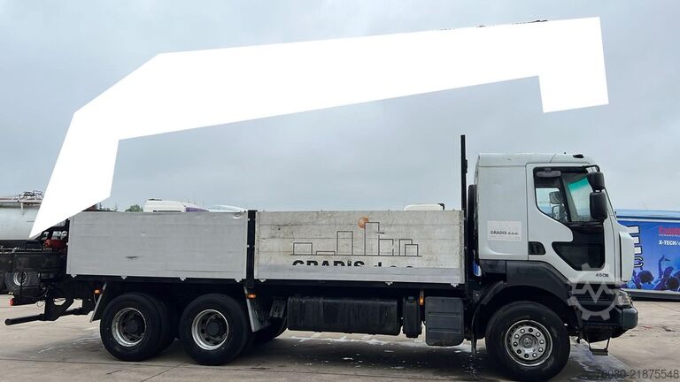 Traileri i platformës Renault Kerax 450 DXI (NO CRANE / SANS GRUE / 6X4 / LAM...