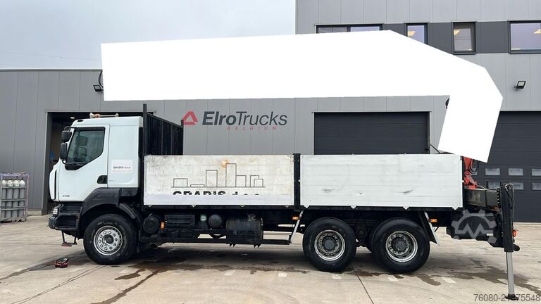 Traileri i platformës Renault Kerax 450 DXI (NO CRANE / SANS GRUE / 6X4 / LAM...