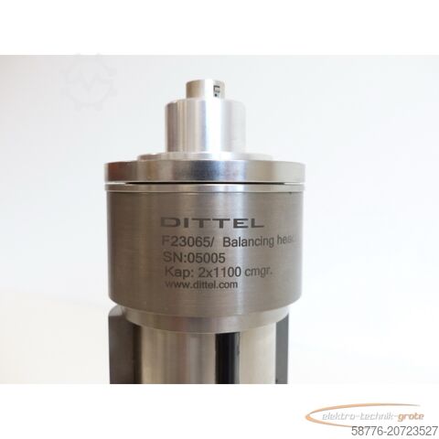 Dittel component Dittel F23065 Balancing Head Kap: 2x1100 cmgr. SN:05005 - ! -