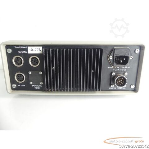 ELASO komponent ELASO Elaso EB 5003 Eltrobalance Auswuchseinheit mit Schlüssel ohne Anschlusskabel SN:10-776