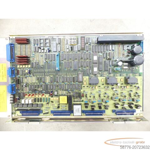 Fanuc component Fanuc A06B-6055-H222 Spindelsteuerung / AC Spindle Servo Unit SN: K6X-00054A